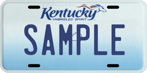 Kentucky Custom Personalized License Plate