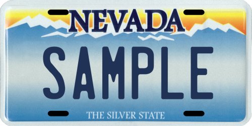 Nevada Custom Personalized License Plate