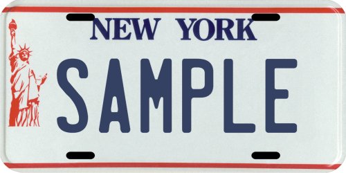 New York 1980's Custom Personalized License Plate