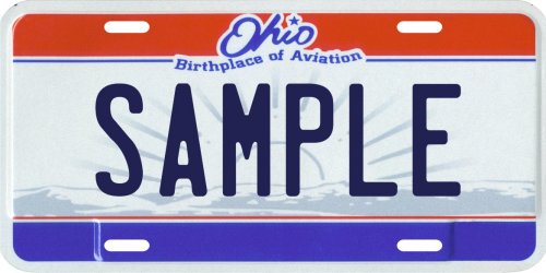 Ohio Custom Personalized License Plate