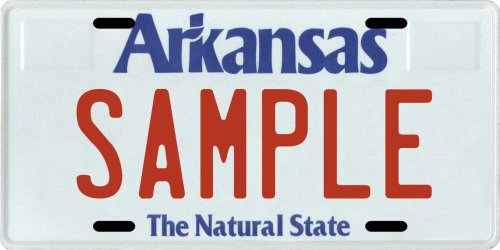 Arkansas Custom Personalized License Plate